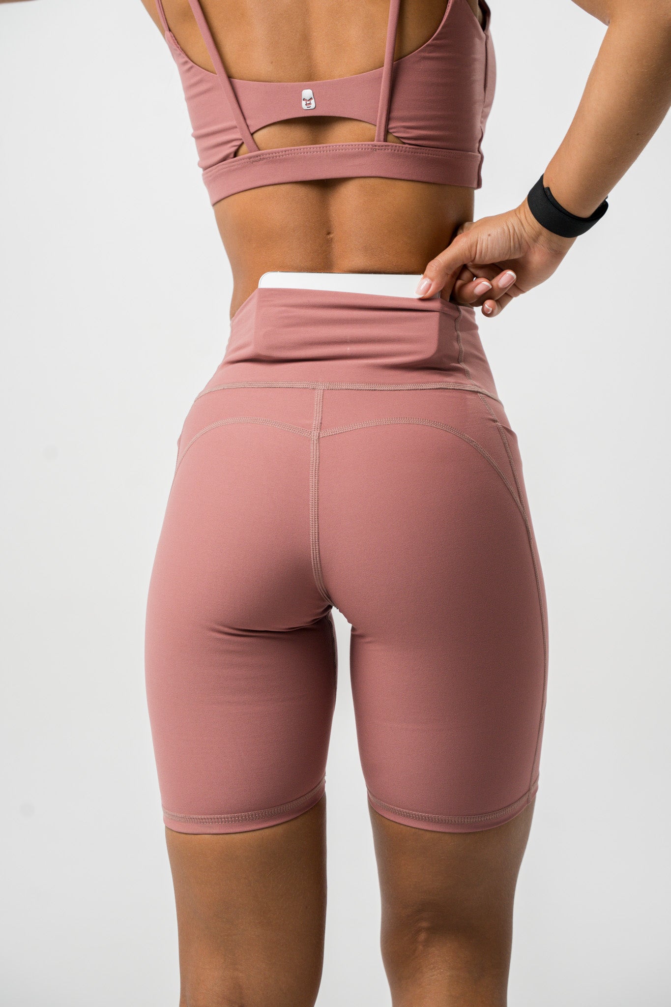 Conjunto Biker Flowline Berry
