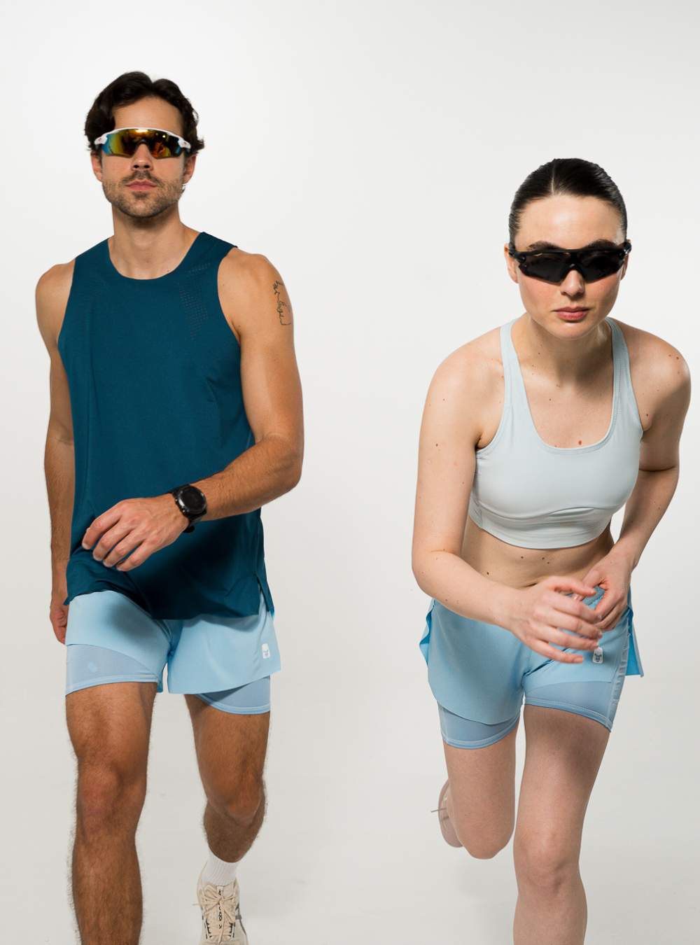 Matching Pair Runnin Pro Aqua