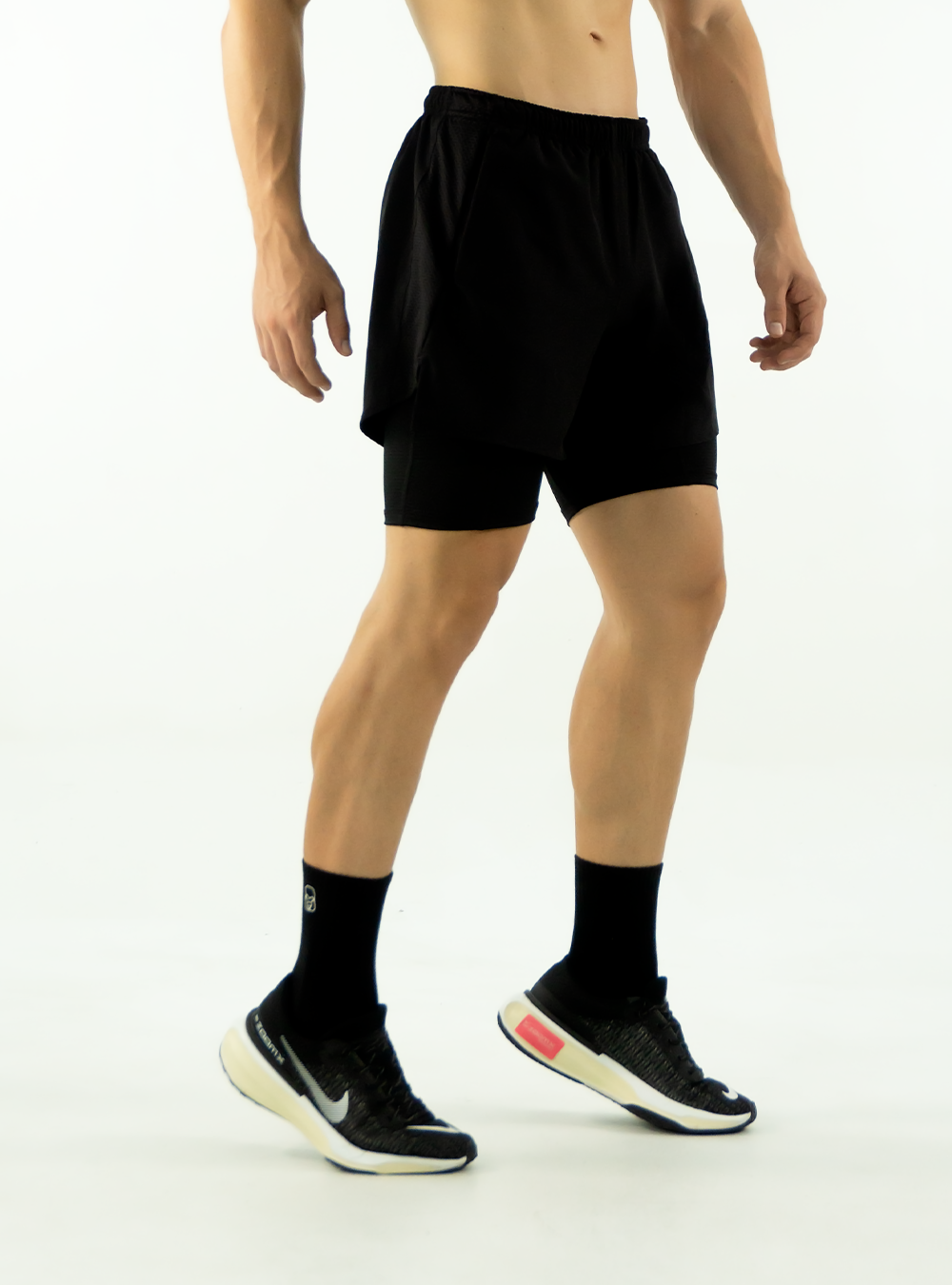 Pantaloneta Running Negra