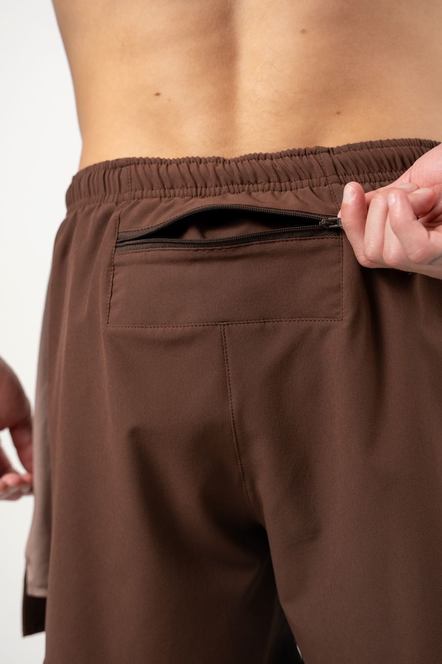 Pantaloneta Running Chocolate