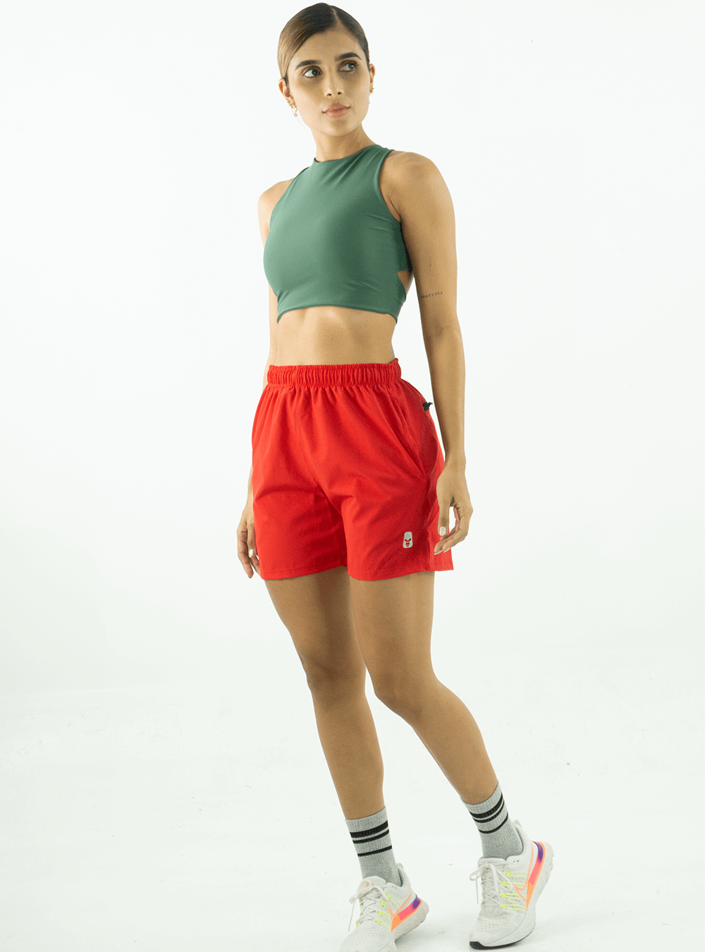Short Ajustado Rojo