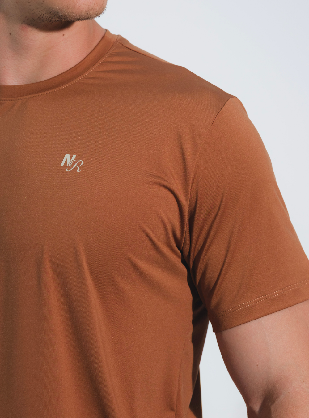 Camiseta Tela Fria Basica Cafe