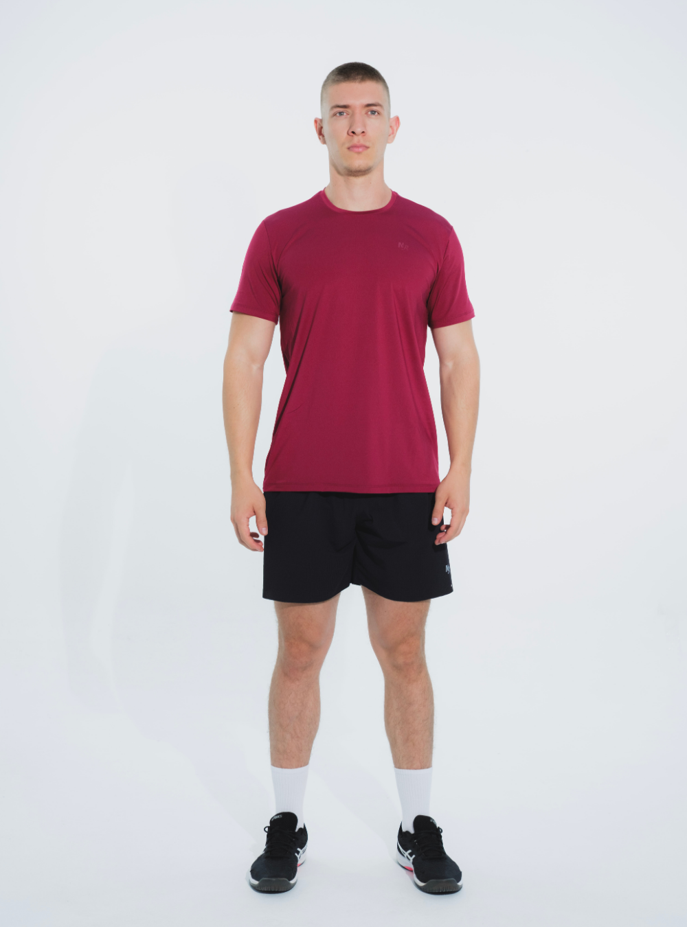Camiseta Tela Fria Basica Vino Tinto